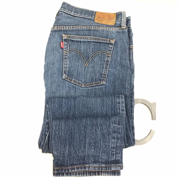 LEVIS 501CT Sz 32 Button Fly Jeans - Picture 1 of 14
